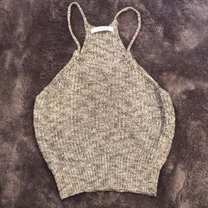 Women’s gray midi tank top sweater.lightly used